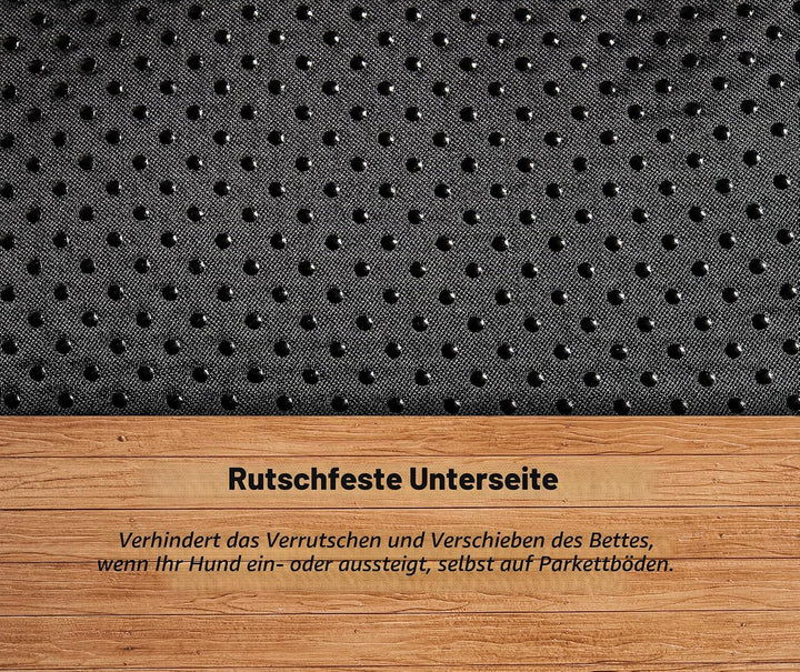 MidWest Homes for Pets Plüsch-Haustierbett QuietTime Deluxe Gray Ombre Swirl in Grösse XXS, maschine