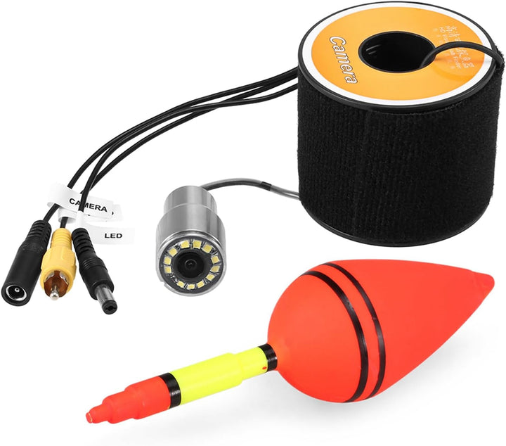Unterwasser-Fischfinder-Kamera, 50 M Kabel, 1200 TVL Hohe Auflösung, Edelstahlgehäuse, Wasserdicht,
