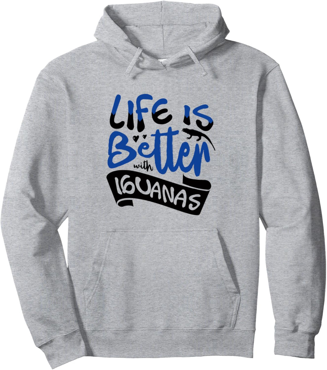 Leguan Wildlife Natur Tier Reptilien Pullover Hoodie