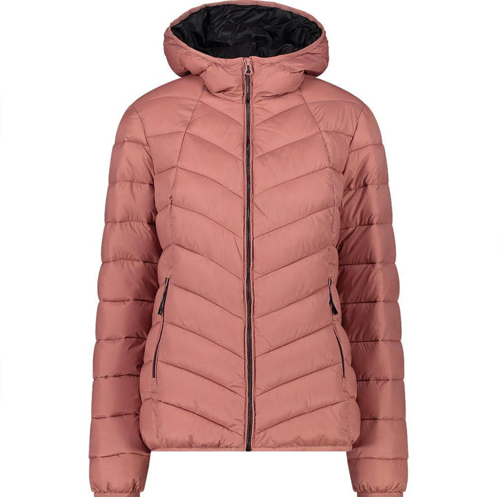 CMP Damen Damenjacke mit Fester Kapuze Gepolsterte Jacke XXS Quarz, XXS Quarz