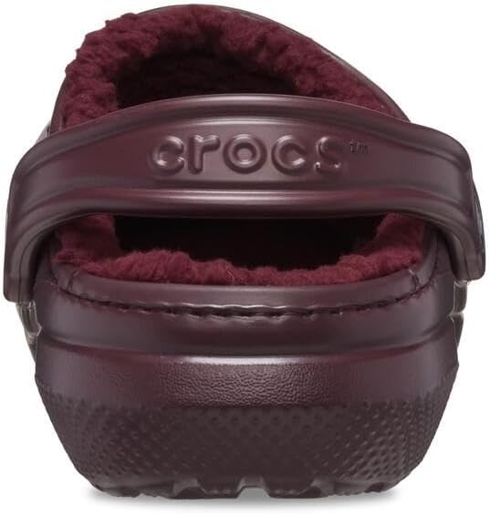 Crocs Unisex Classic Lined Clogs 36 EU Dark Cherry, 36 EU Dark Cherry
