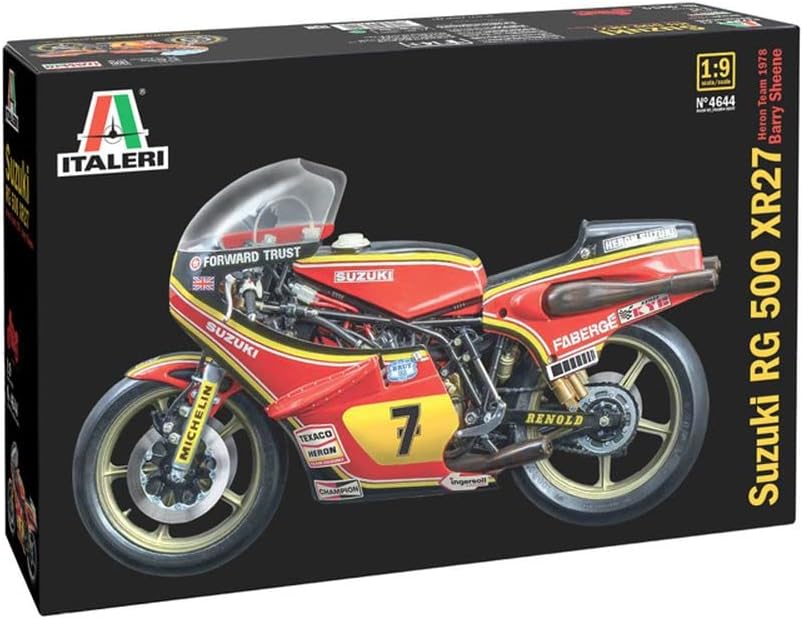 Italeri 4644 1:9 Suzuki RG500 XR27 Team H.B.S. 1978-Modellbau, Bausatz, Standmodellbau, Basteln, Hob