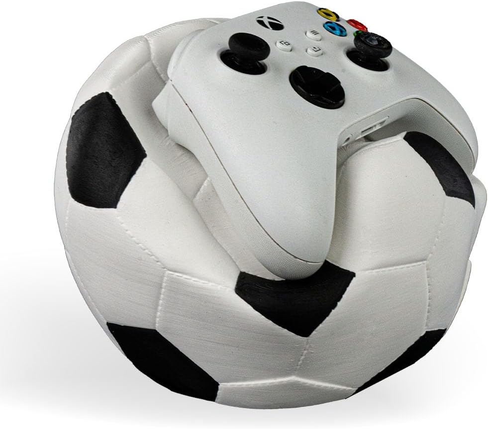 Controller-Halter Fussball – 3D-Gedruckter Standfuss für PlayStation & Xbox | Gamepad Ständer | Deko