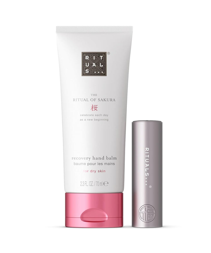 RITUALS Hand- und Lippen-Geschenkset | Handcreme The Ritual of Sakura und Lippenbalsam Fortune Balms
