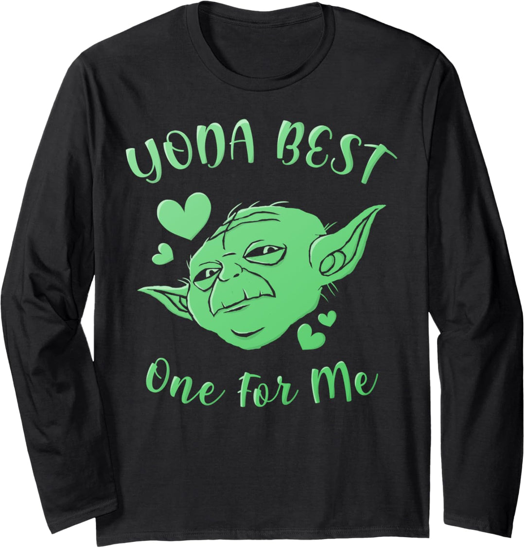 Star Wars Yoda Best One Langarmshirt