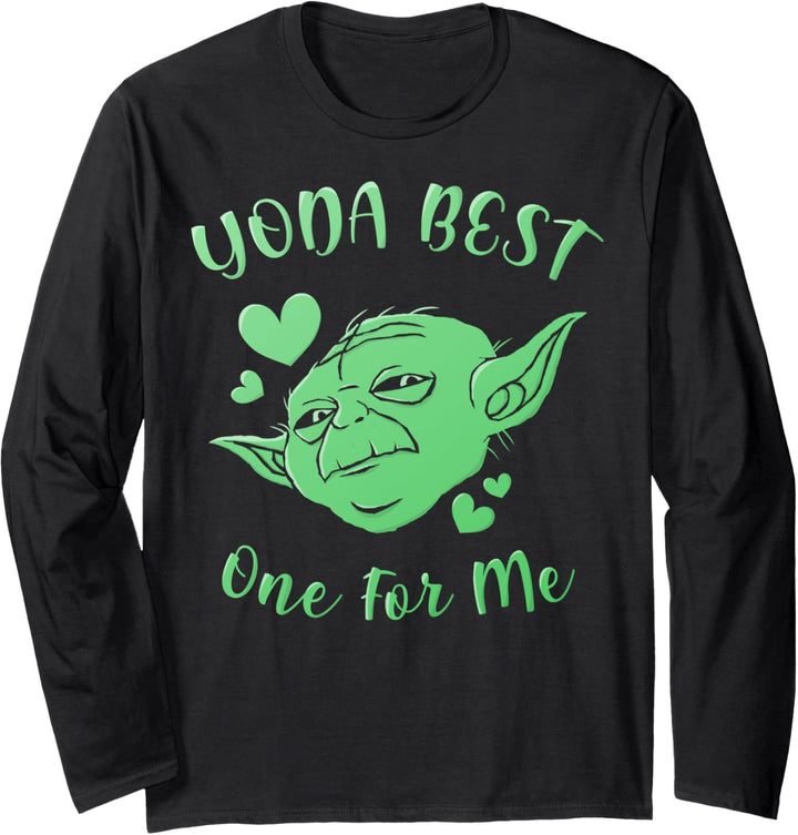 Star Wars Yoda Best One Langarmshirt