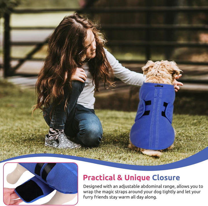 Hundepullover Fleece Weste Hundemäntel Winter Warmer Hundeweste für Kleine Hunde Weicher Fleece Hund