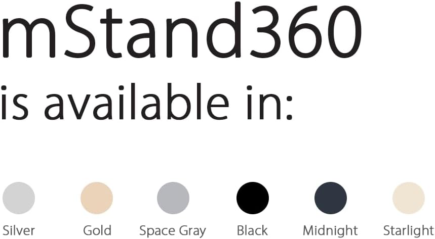 Rain Design mStand360 Schwenkbarer Ständer für MacBook - MacBook Pro - Laptopständer Silber mStand36