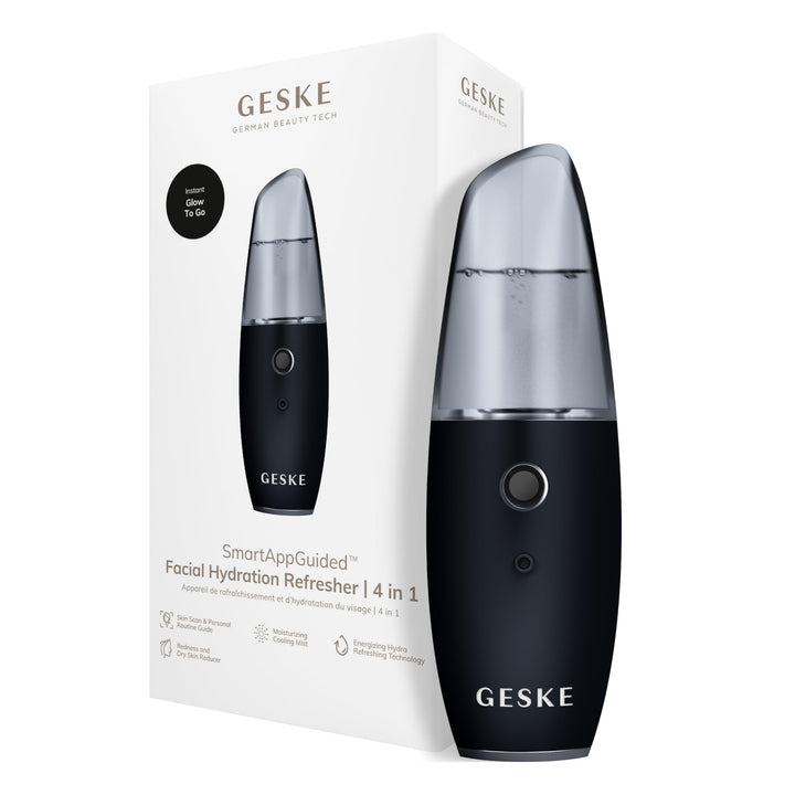 GESKE | SmartAppGuided™ Facial Hydration Refresher | 4 in 1 | Wasserzerstäuber | Gesichtsdampfer | W