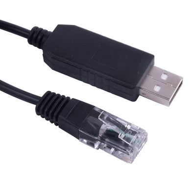 Usangreen Serielles USB-zu-RJ45-EQMOD-Steuerkabel für Skywatcher HEQ5pro AZEQ5 AZEQ6 EQ6-R-Teleskop-