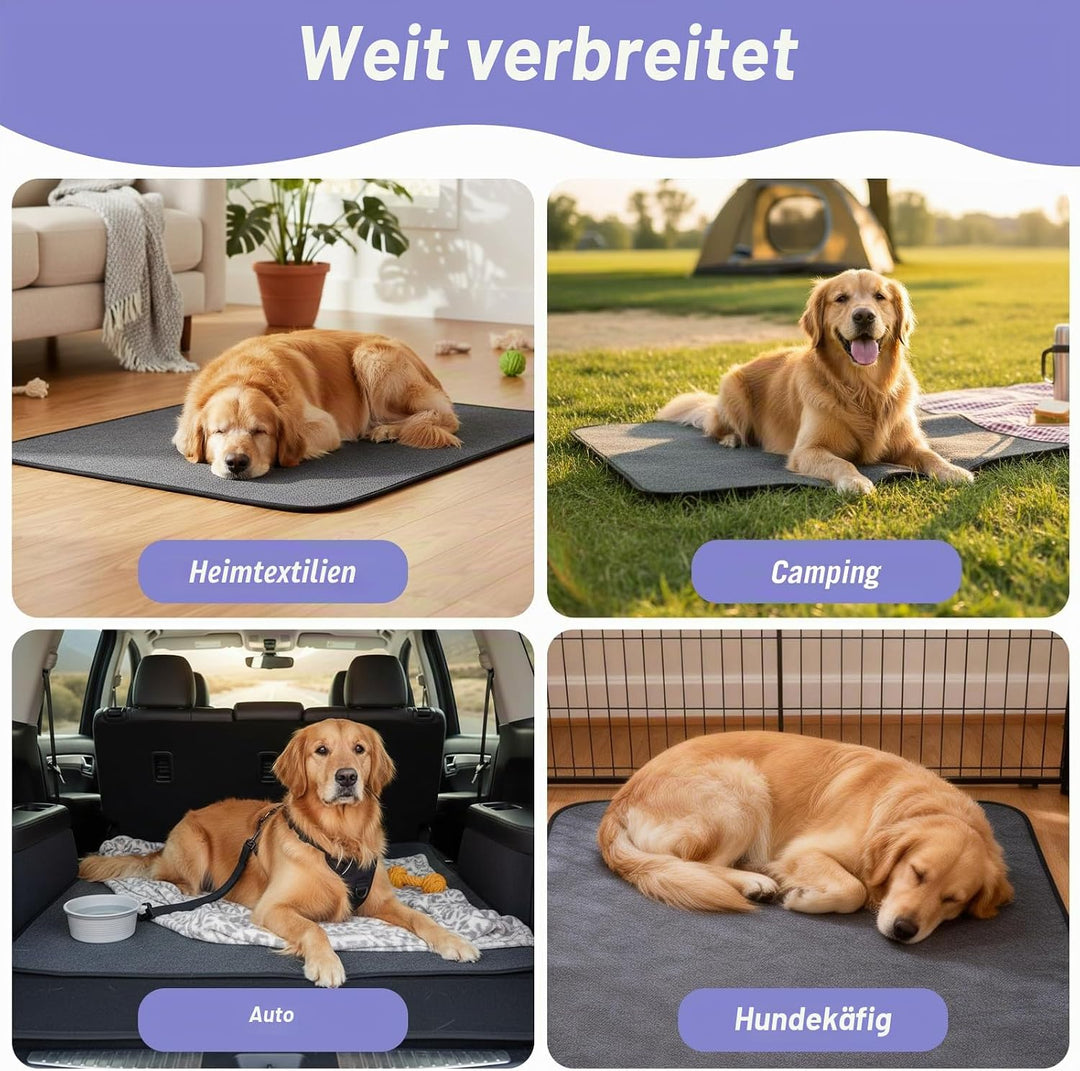 2 Stück Welpen Unterlagen, Welpenunterlagen Waschbar Puppy Pads Reusable Trainingspads für Hunde Was