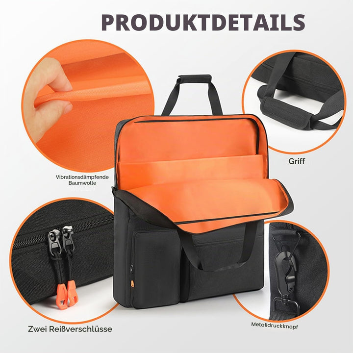 Tragetasche kompatibel mit Jackery SolarSaga 100W 200W 200W Bifacial Portable Solar Panel, Reise-Auf