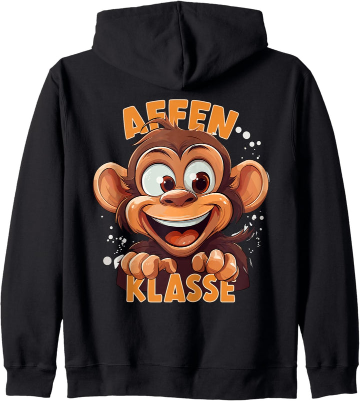 Affenklasse in der Grundschule, Klassentier Affe Kapuzenjacke