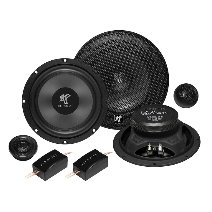 Mediadox Front/Heck 16,5cm/165mm 2-Wege Kompo Auto Lautsprecher/Boxen/Speaker Set von Hifonics (VX6.