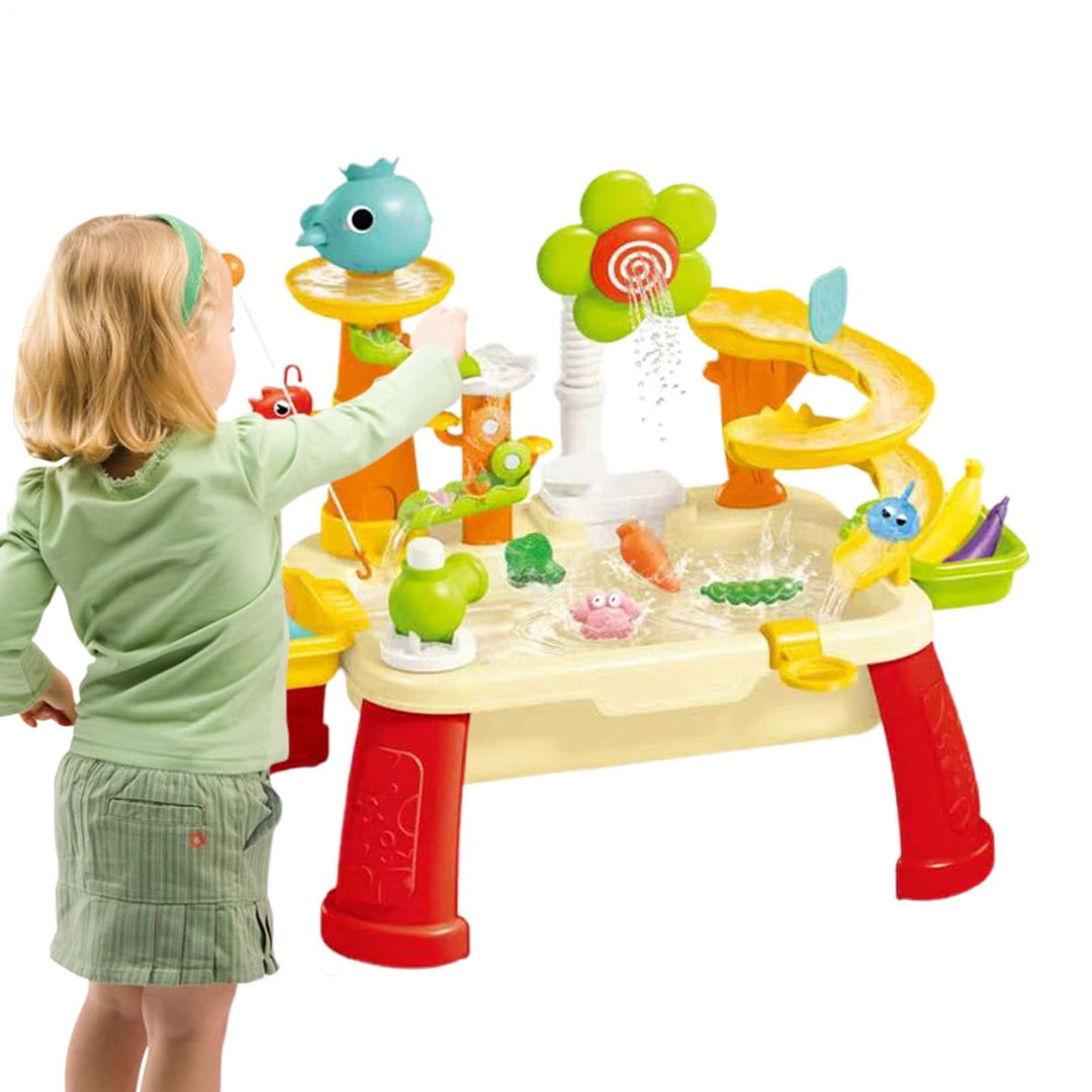 Generisch Wassertisch Für Kinder,Sommer Angelspielzeug | Spielwaschbecken Mit Fliessendem Wasser,Für