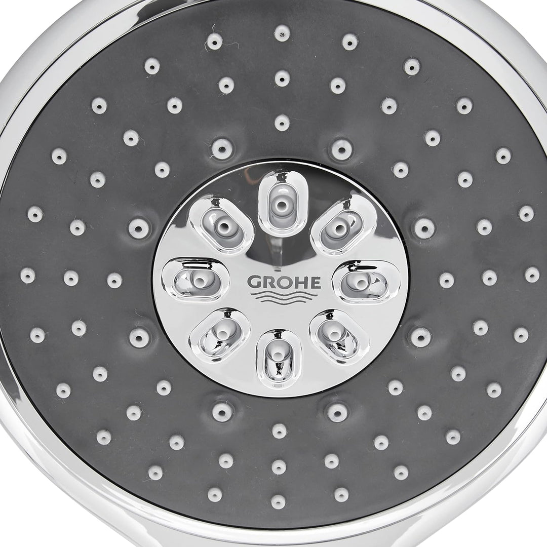 GROHE Vitalio Rain 130 - Handbrause (wassersparend, 4 Strahlarten, Universal Befestigungssystem, One
