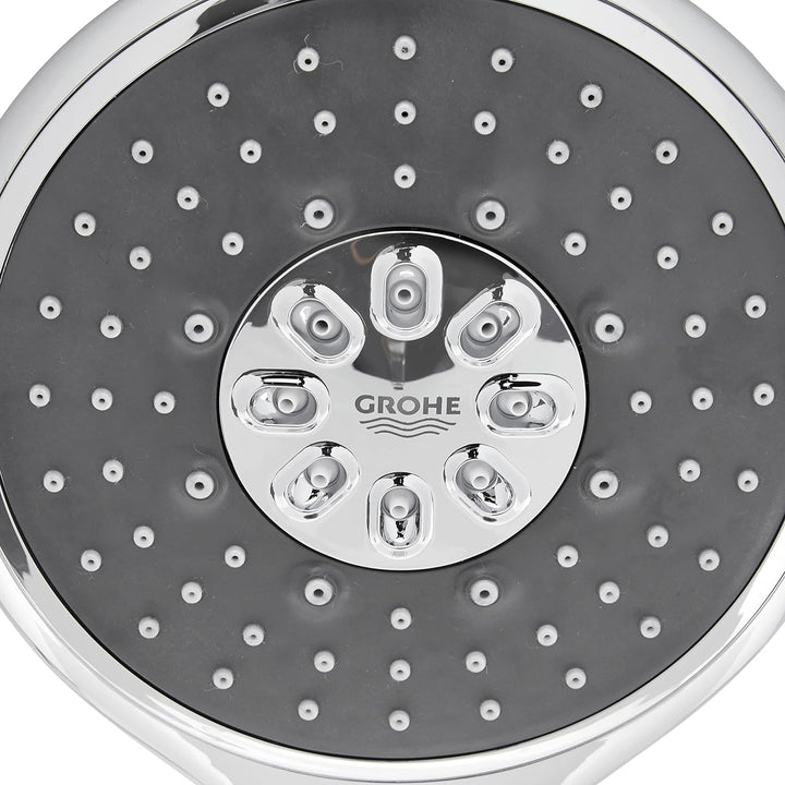 GROHE Vitalio Rain 130 - Handbrause (wassersparend, 4 Strahlarten, Universal Befestigungssystem, One
