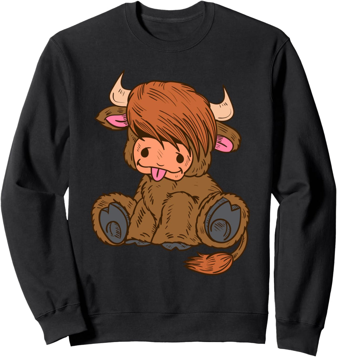 Scottish Highland Cow Frauen Schottische Highland Kuh Sweatshirt