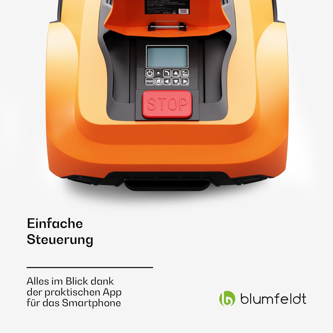 Blumfeldt Garten Rasenmäher-Roboter - Smarter Mähroboter mit unglaublicher 1400 m2 Mähkapazität,