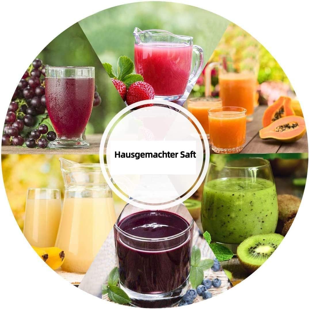 7L Traubenmühle Obstmühle Maischemühle Fruchtbrecher Pulper Mühle mit Handkurbel für Beeren Wein Sos