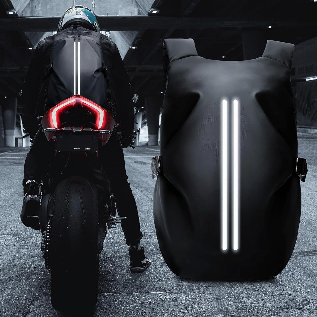 Motorradrucksäcke für Herren, wasserdichter Helmrucksack, Motorradzubehör, Laptoptaschen, Reiserucks
