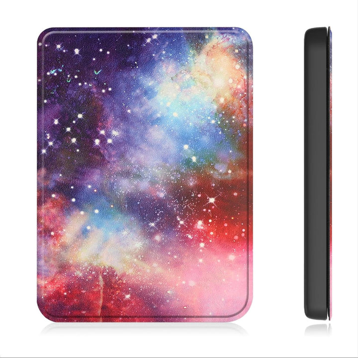 GIOPUEY Hülle Kompatibel mit Tolino Shine Color/Shine 5 2024, Flip Case, PU Leder + Weiches TPU Hüll