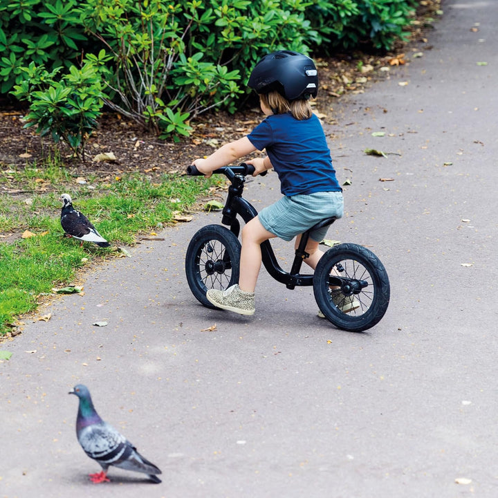 ABUS Kinderhelm Smiley 3.0 - Fahrradhelm mit tiefer Passform, kindergerechten Designs & Platz für ei