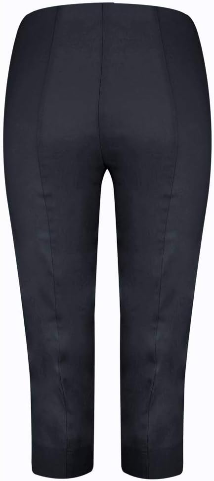 Robell Trousers Dreiviertel-Hose Marie 07 34 Schwarz, 34 Schwarz