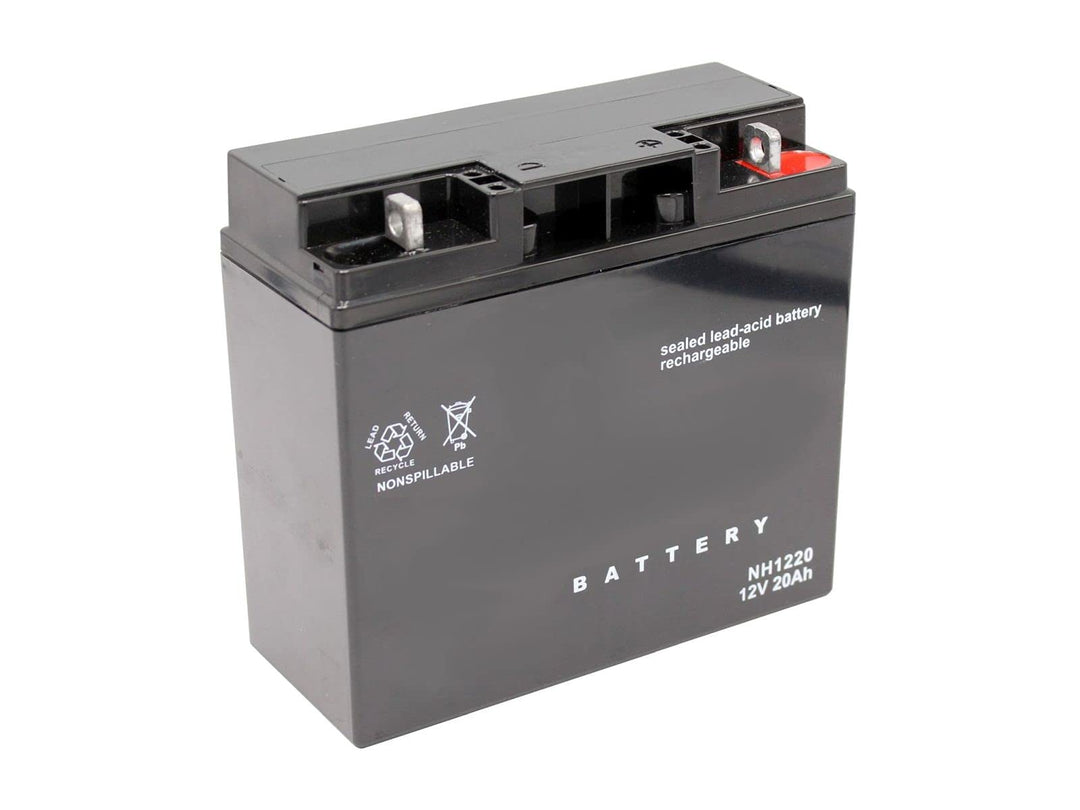 SECURA Gel-Batterie 12V 20Ah kompatibel mit Brill Duo-Cut 102/17 Rasentraktor