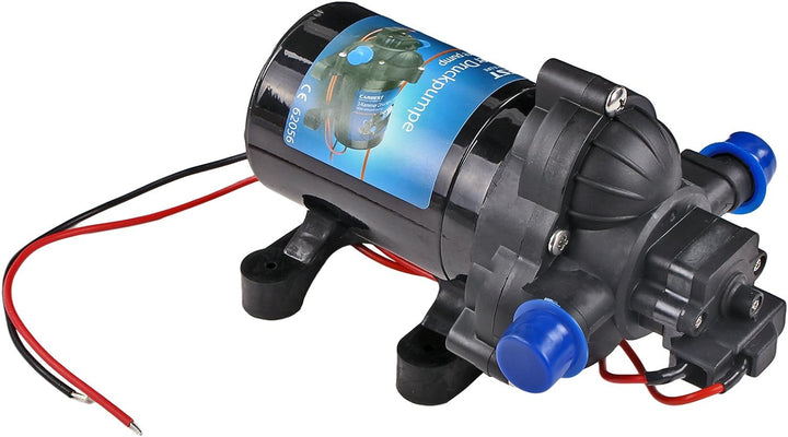 Wasserpumpe 12V 10 Ltr/Minute 2,8 Bar inkl Vorfilter 3 Kammer Membran