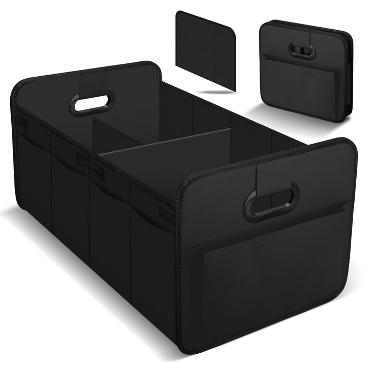 Kofferraum-Organizer Faltbar 70L – Grosse Auto Kofferraumtasche mit 10 Seitenfächern & Verstärktem B