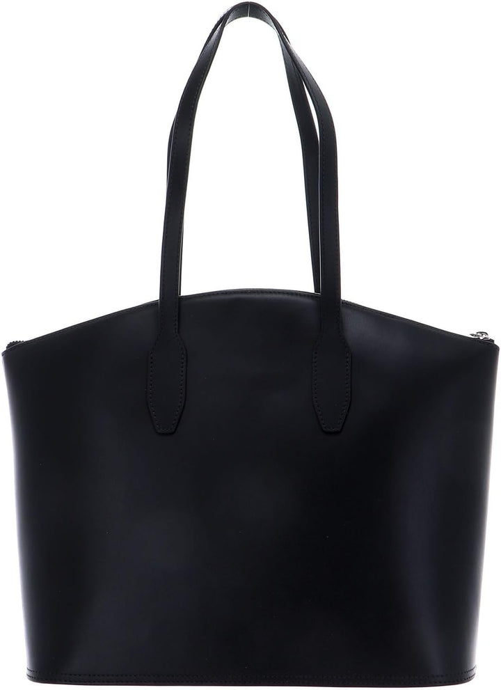 Calvin Klein Lock Domed Shopper Black