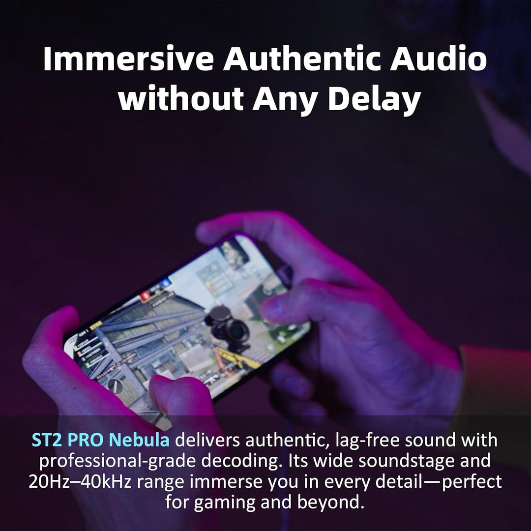 Hidizs ST2 Pro USB-C-Kopfhörer, kabelgebunden, Dual-Magnetschaltung, 10 mm Dynamik-Treiber, In-Ear-M