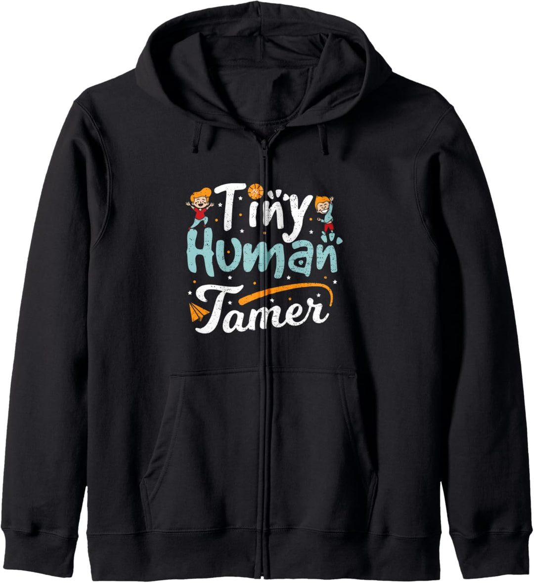 Lehrer: Tiny Human Tamer - Vorschule Sprüche Kapuzenjacke