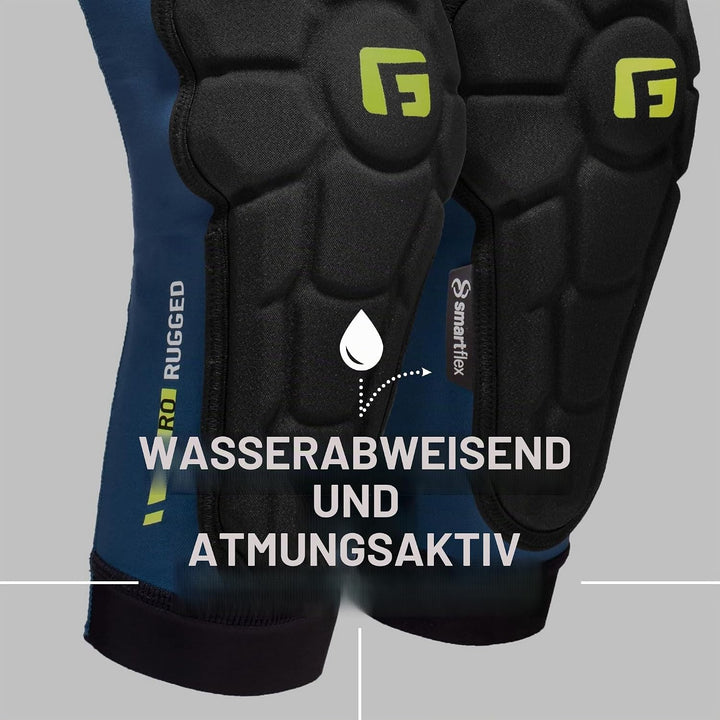 G-Form Pro Rugged Ellbogenschützer, 2 Stück, für Radfahren, BMX, MTB, Downhill, Skateboard S Storm B