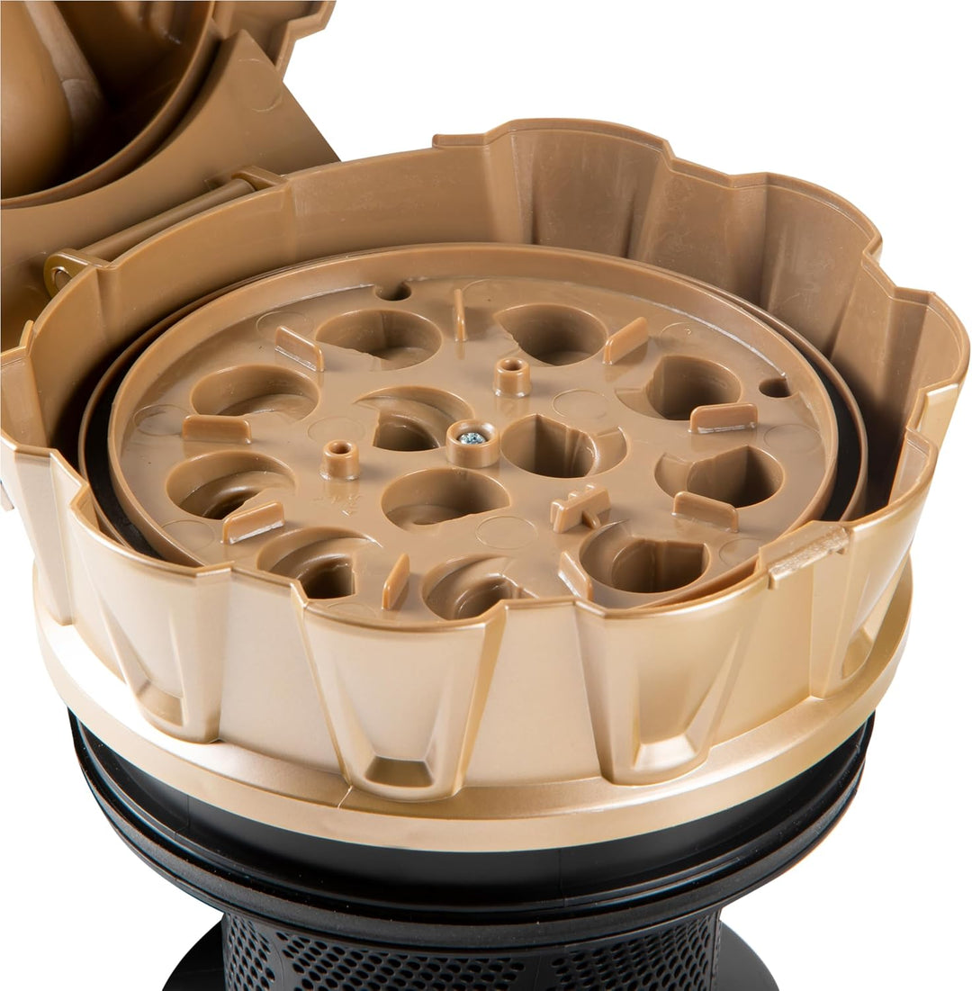 DOMO DO7297S - Beutelloser Staubsauger - Multizyklon - 2,5 L - 700 W - Gold/schwarz