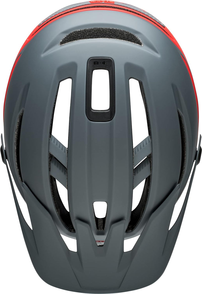 BELL Sixer MIPS MTB Fahrrad Helm matt grau/rot 2022, M