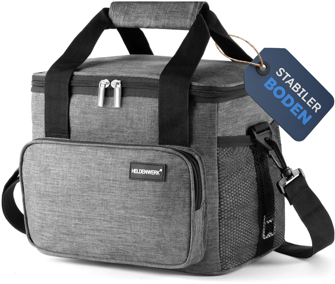 HELDENWERK Kühltasche klein & faltbar 10L, Isolierte Thermo Lunchtasche für Essen & Getränke, wasser
