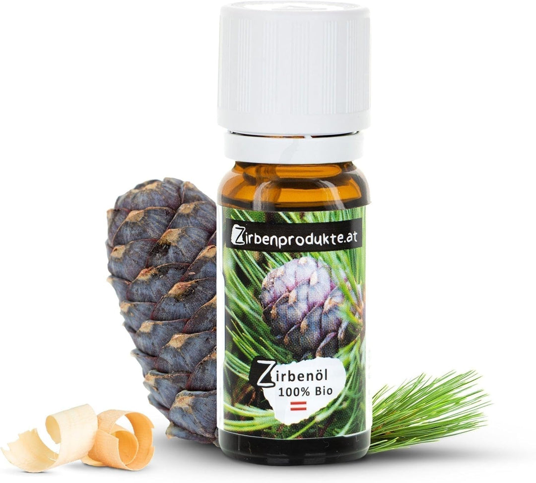 1kg Zirbenspäne 1. Wahl + Bio-Zirbenöl 10ml | Nachfüllung für Zirbenkissen, entstaubt, hochwertig