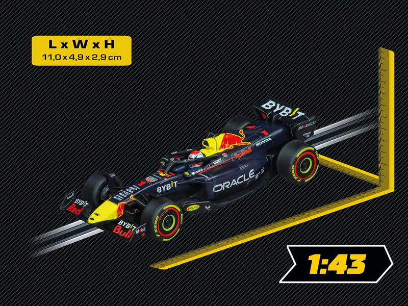 Carrera - 20064236 GO!!! Red Bull Racing RB19 M. Verstappen, No.1 | Massstab 1:43 | Kompatibel GO!!!