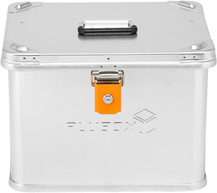 ALUBOX Motorrad Top-Case ABX-M35-35 Liter, Aluminium, 35 Liter