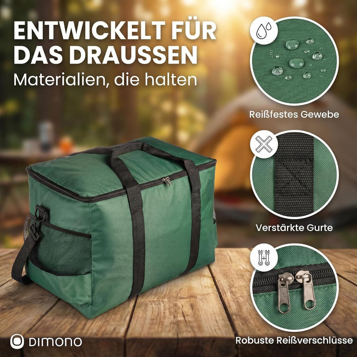 XXL Kühltasche iolierte Getränke & Snack-Tasche Isotasche Picknick-Tasche für Camping Reisen Urlaub
