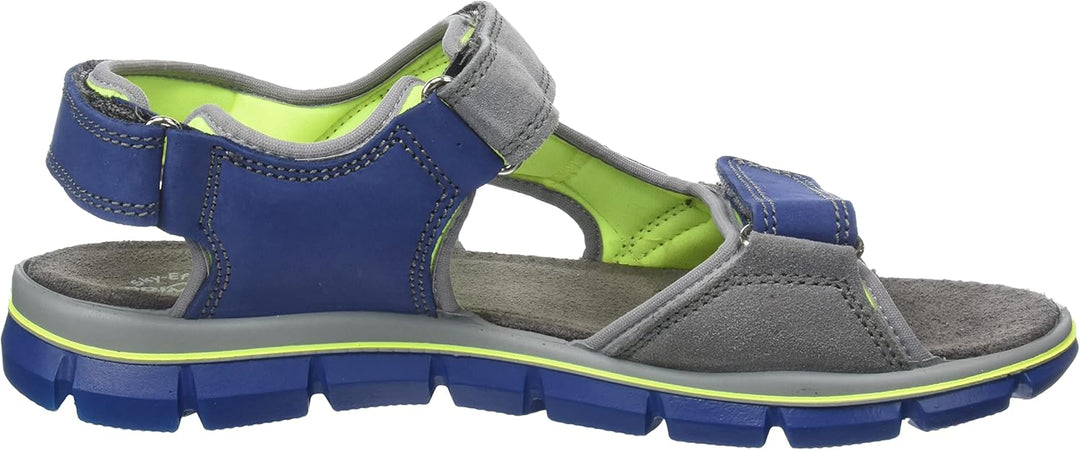 PRIMIGI Herren Tevez Durchgängies Plateau Sandalen, Bluette Grigio