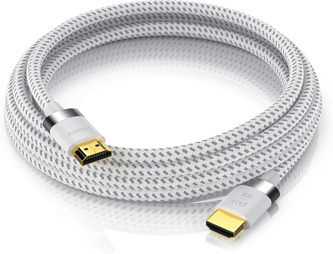 10m 8K HDMI Kabel 2.1-8K @ 60Hz - 4K @ 120Hz - 10m (Meter) - HDTV 7680 x 4320 - UHD II - HDMI 2.1 2.