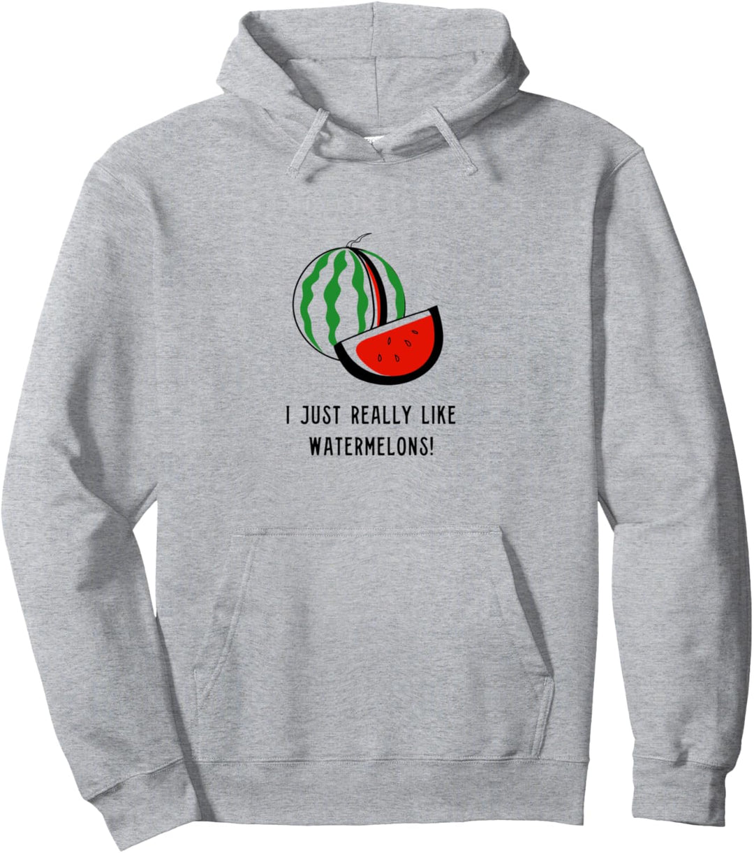 Wassermelonen Sommer Tropenfrüchte Melonen Pullover Hoodie