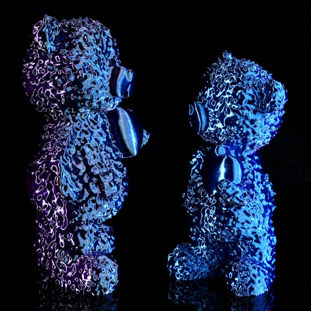 GratKit Tricolor Silk PLA Filament 1,75mm 1kg Spule, Seide Dreifarbiges 3D-Drucker Filament mit +/-0