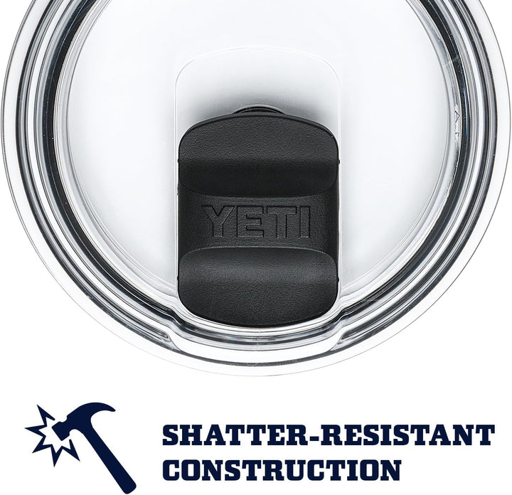 YETI Rambler Lowball, vakuumisolierter Edelstahl-Lowball mit MagSlider-Deckel, Edelstahl, 296 ml, Ed