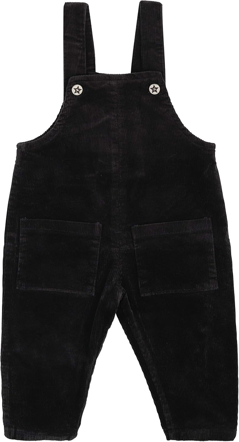 Camilife Baby Kleinkind Kinder Jungen Mädchen Kordsamt Latzhose Overall Kord Hose mit Hosenträger fü