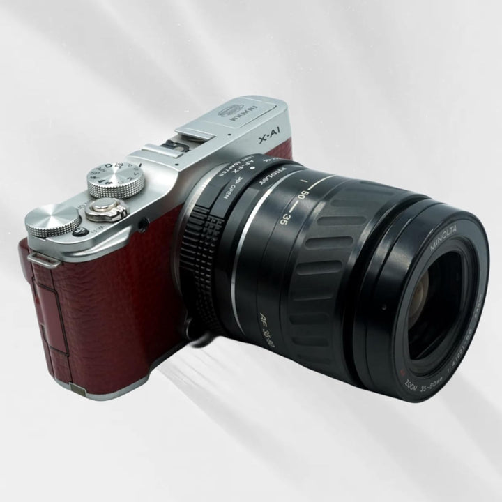 PHOLSY Objektivadapter mit Blendenring Kompatibel mit Sony A und Minolta AF Mount Objektiv auf FX Mo
