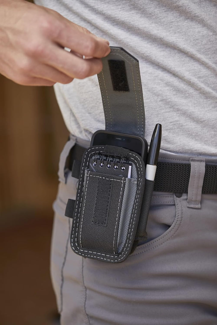 ToughBuilt - Smart Phone Pouch with Pencil Pockets - Compatible with Most Tool Belts, Heavy Duty Con